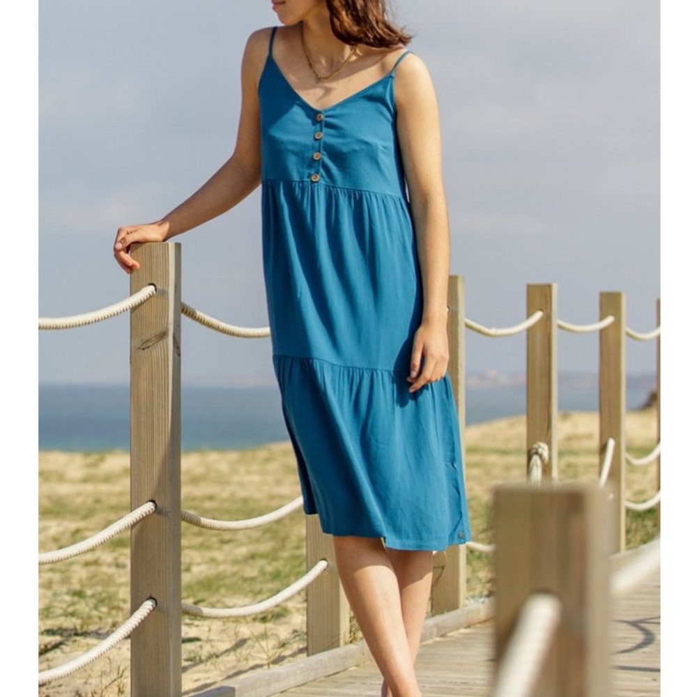 Roxy Corsair Dream Dream Dream Sleeveless Dress Juniors Size Large